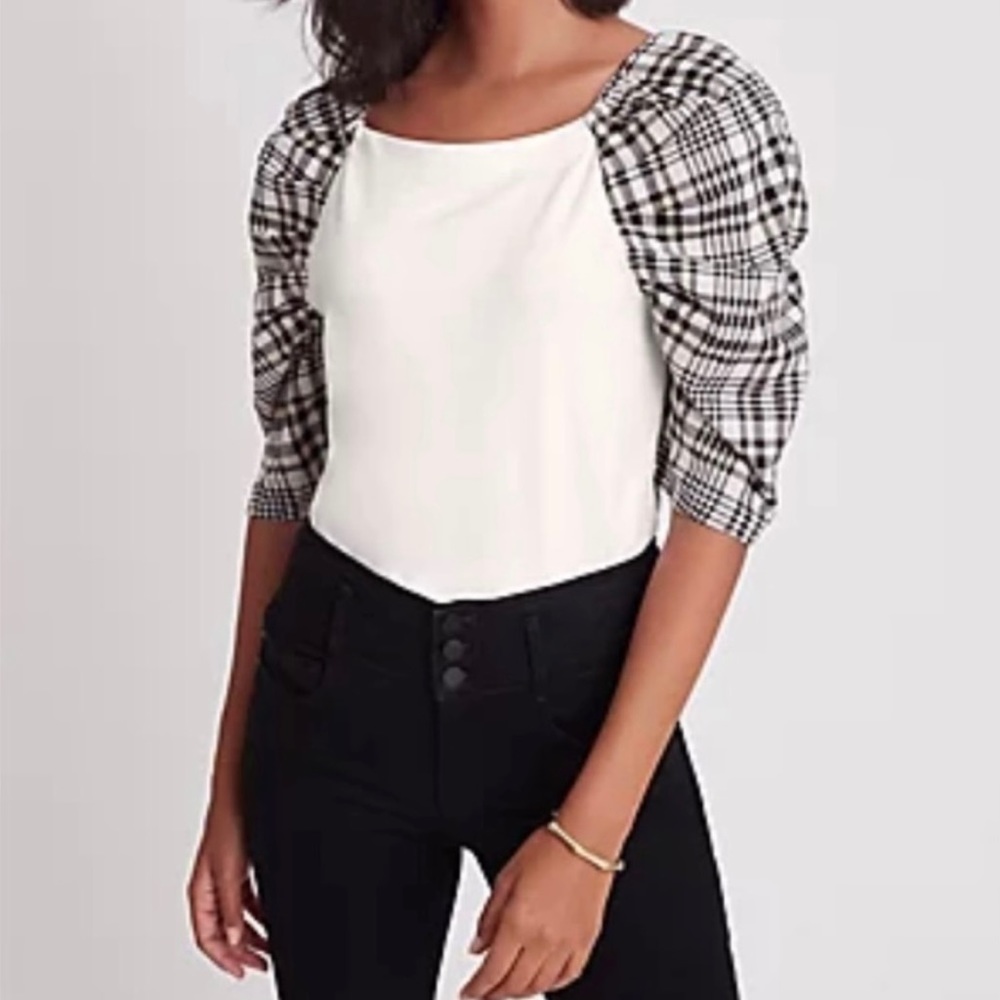 Like-new Plaid Ann Taylor Shirt - Picture 1 of 4